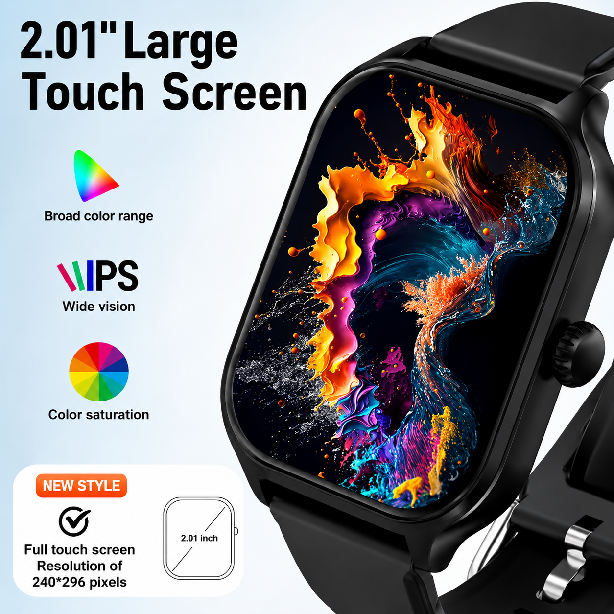 Gym smart watch for men or women