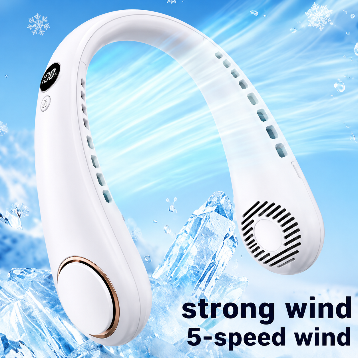 Bladeless Neck hanging Fan
