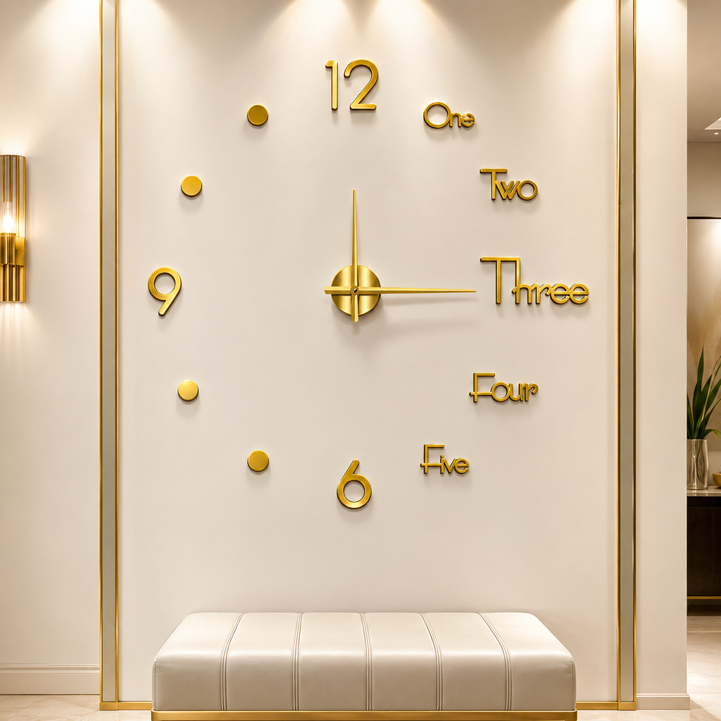 DIY 3D Wall Clock