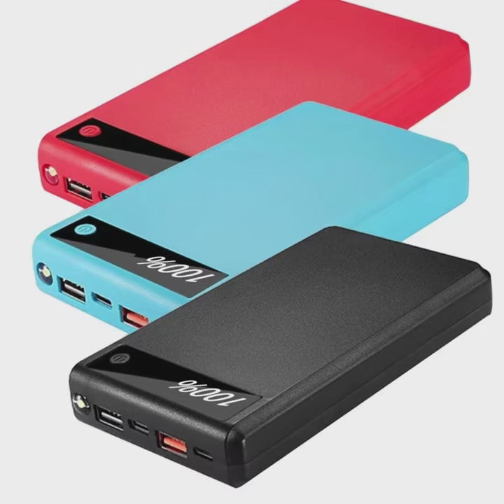 DIY 6×18650 Power Bank Case with LCD Display – Micro USB & Type-C Battery Box