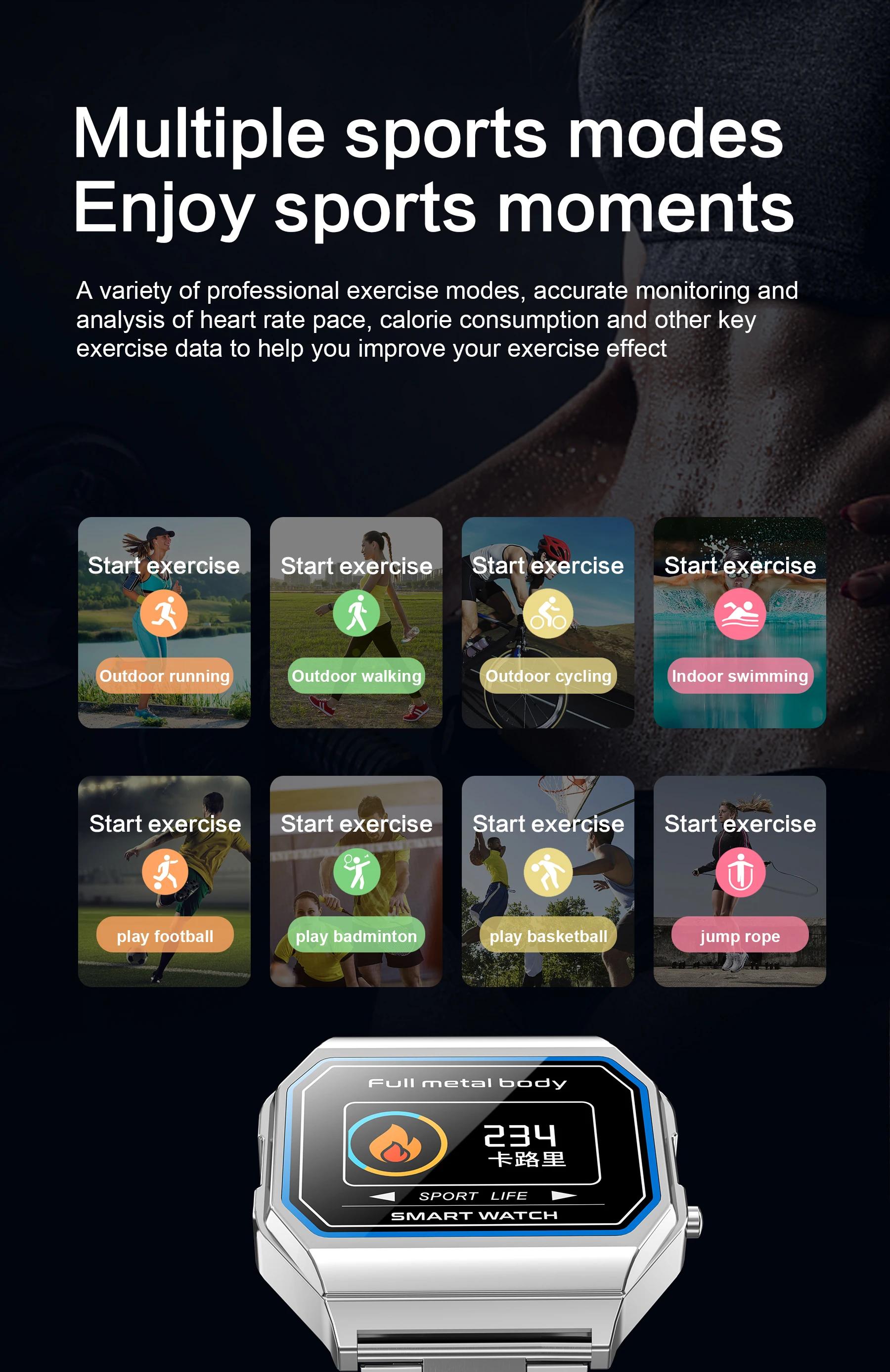 LIGE Bluetooth Smart Watch for Men & Women